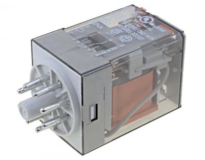 Реле електромагнитно индустриално 110V AC 10A 60.12.8.110.004