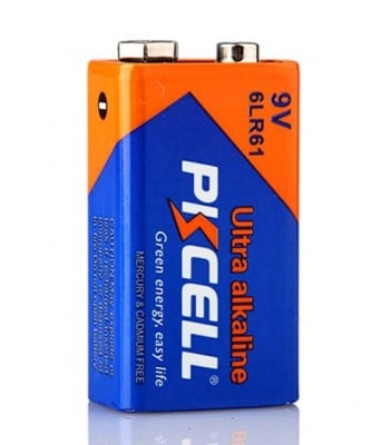 Алкална батерия 9V PKCELL 6LR61