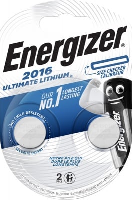 Литиева батерия CR2016 3V Energizer Ultimate