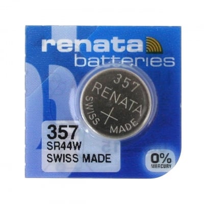 Батерия Renata AG13 303 357 SR44W, сребърна