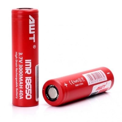 Акумулаторна батерия IMR18650 3.7V 3000mAh, нисък +