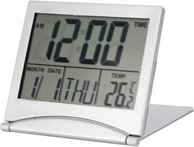 Часовник с аларма, календар и термометър MT-033