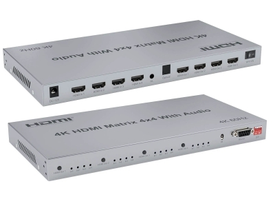 HDMI СПЛИТЕР СУИЧ 4 ВХОДА/4 ИЗХОДА 30HZ ATC 