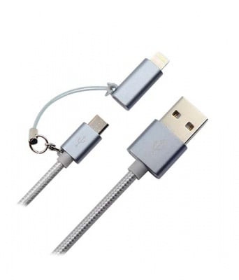 КАБЕЛ 167 USB/USB MICRO/IPHONE 2.4A Cable Micro USB