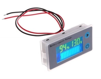 Цифров волтметър индикатор за заряд на акумулатор 10-100V