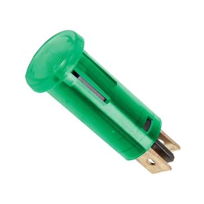 ЛАМПА ГЛИМ ЗЕЛЕНА 12V DC