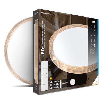LED ПАНЕЛ ЗА ОТКРИТ МОНТАЖ 96W КРЪГ MODEE