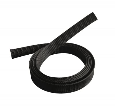 Полиестерен протектор за кабел, черна 40мм/1 метър