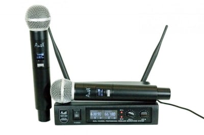 Безжичен микрофон двоен AntX UHF301