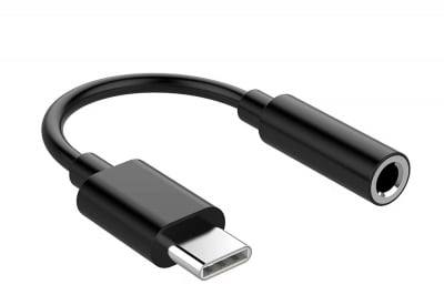 Адаптор USB TYPE C към жак 3.5мм + Chip, за слушалки