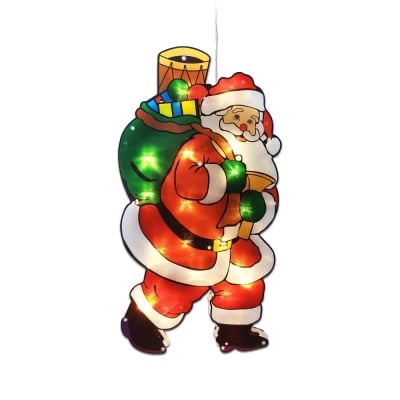 Светеща фигура Дядо Коледа на батерии