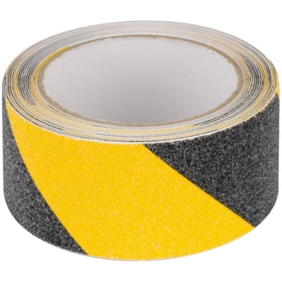 Противоплъзгаща лента REBEL (0,75 mm x 50 mm x 5 m) черна и жълта
