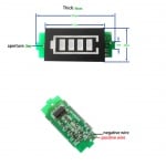 Тестер индикатор на капацитет на 5X3.7V / 18.5V LI-ION/LI-PO батерия