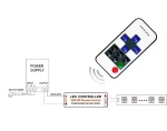 Контролер за едноцветна LED лента 5V-24VDC, 6A, 144W ATC