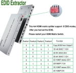 HDMI сплитер суич 4 входа/4 изхода 60Hz ATC