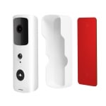 Smart видеодомофон, звънец безжичен с камера MicroSD, FHD, PIR DELIGHT 230V, бял