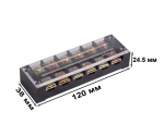 Клема двуредова 600V 45A TB-4506