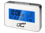 Часовник будилник с термометър LED LTC LXSTP05S, бял
