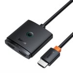 HDMI Switch Baseus двупосочен, 1 in 2 out/2 in 1 out с кабел