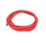 Монтажен кабел 0.75мм, силиконова изолация, червен