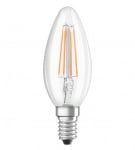 LED крушка топла светлина 220V E14 4W /40W OSRAM B 40