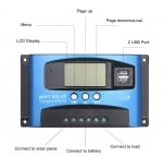Контролер за фотоволтаичен панел 12/24V 100A