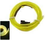 Интериорна LED лента, амбиентно осветление - 12VDC, жълта, 5 метра