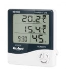 Дигитален термометър с 2 зони, влагомер, часовник, аларма REBEL RB-0005