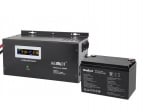 Инвертор UPS KEMOT 1600W комплект с тягова батерия 12V 100Ah